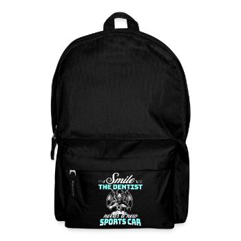 Dentist Smile Sarcasm Dentist - Backpack - black - Front