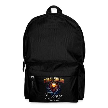 Solar Eclipse 2024 - Backpack - black - Front