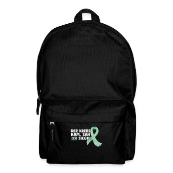 The Cancer Came Saw I Won Battle Awareness - Backpack - black - Front