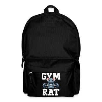 Gym Rat Muscu Humour Musculation Gym - Sac à dos - noir - Devant