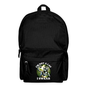 Lustige Lemur Sprüche - Rucksack - Schwarz - Vorne