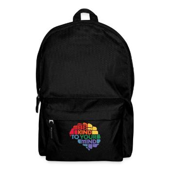 Be kind to your mind Mental Health Awareness - Backpack - black - Front