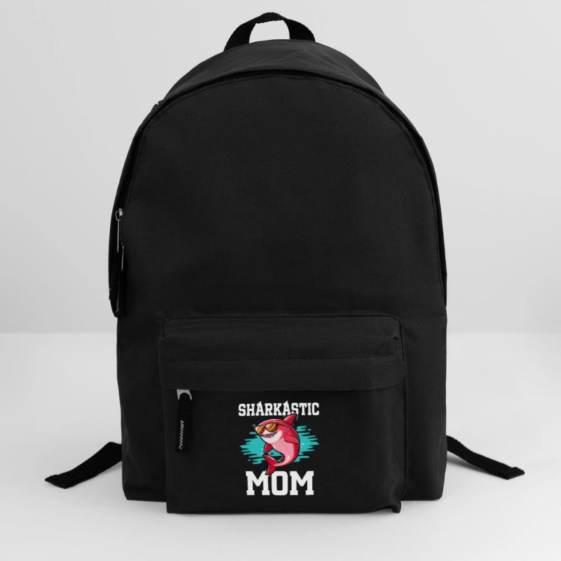 Sharkastic Mutter Hai Witz Sarkastische Mutter Rucksack