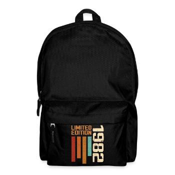 Jahrgang 1982 Retro 1982 Geburtstagsgeschenk - Rucksack - Schwarz - Vorne
