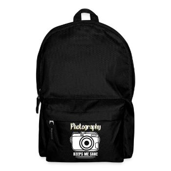 Photo Camera Photography Photographer - Rucksack - Schwarz - Vorne