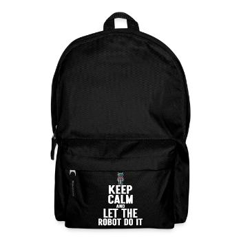 Calm Roboter-Robotik-Ingenieur - Rucksack - Schwarz - Vorne