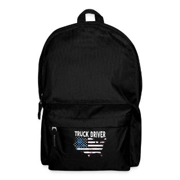 LKW Fahrer - Rucksack - Schwarz - Vorne