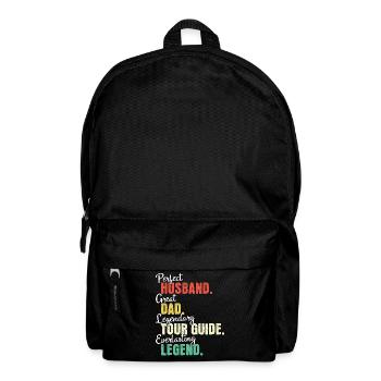 Tour Guide Papa - Rucksack - Schwarz - Vorne