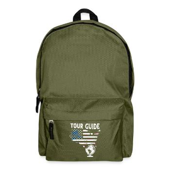 Tour Guide - Rucksack - Olivgrün - Vorne