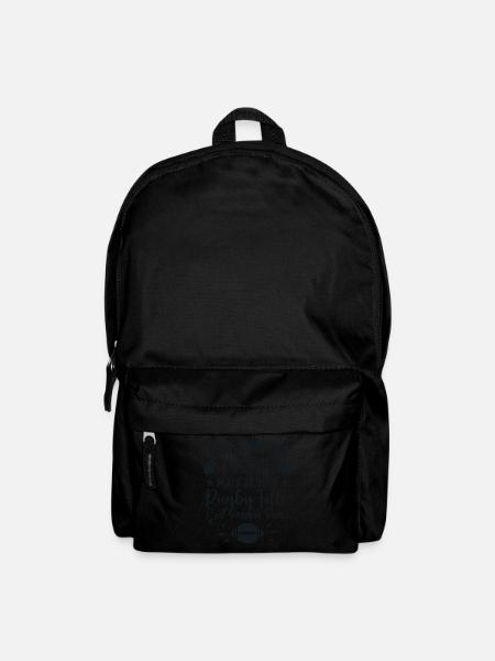 Rugby Femme Fille Cadeau Joueur De Rugby - Sac à dos - noir