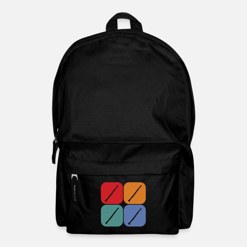 Vintage Sunset Clarinet Instrument Clarinet Music - Backpack - black