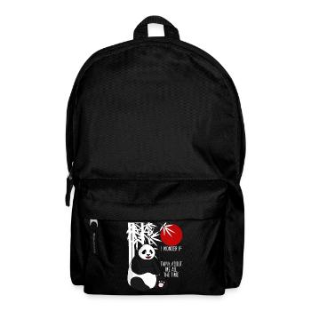 Panda Bear Cute Pandas - Rucksack - Schwarz - Vorne