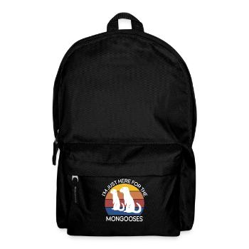 Mongoose Sayings - Backpack - black - Front