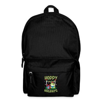 Hoppy Holidays - Weihnachten Frosch - Rucksack - Schwarz - Vorne