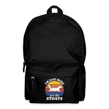 Funny Ermine Sayings - Backpack - black - Front