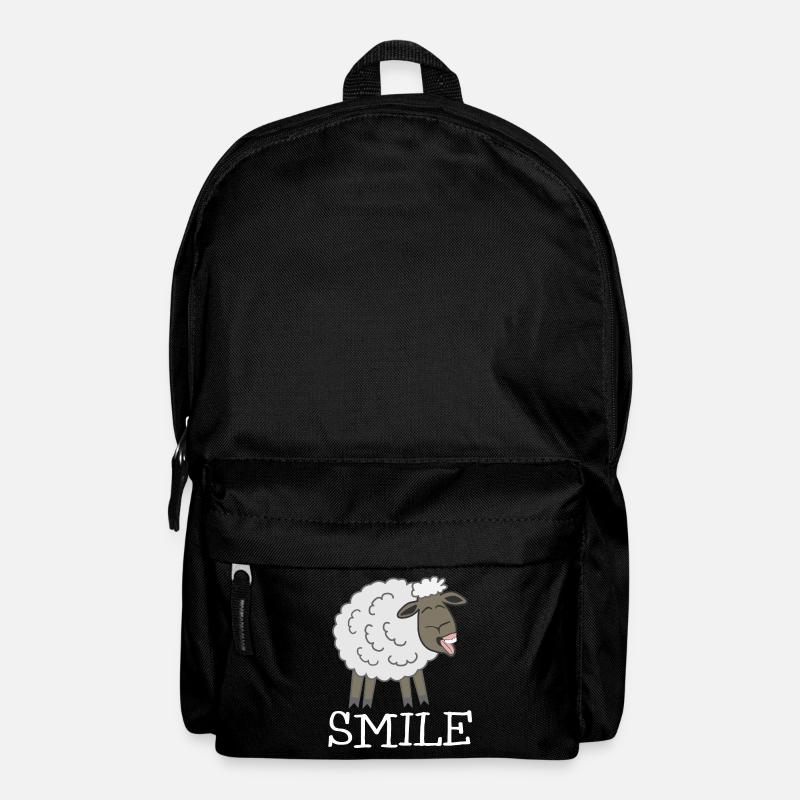 Smiling Sheep - Rucksack - Schwarz