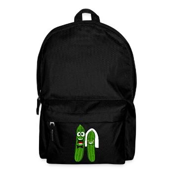 Cucumber Bride Groom Wedding - Rucksack - Schwarz - Vorne