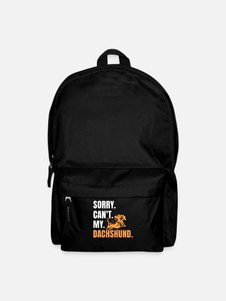 Dackel Dachshund - Rucksack - Schwarz