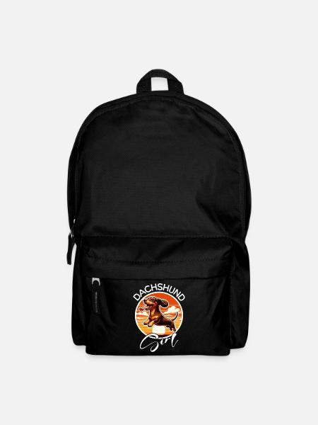 Dachshund Girl - Rucksack - Schwarz