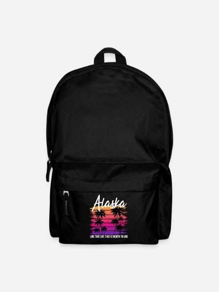 alaska retro - Rucksack - Schwarz