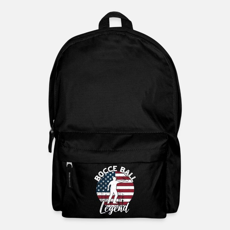 Bocce Ball Sprüche - Rucksack - Schwarz
