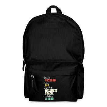 Wellness Coach Dad - Backpack - black - Front
