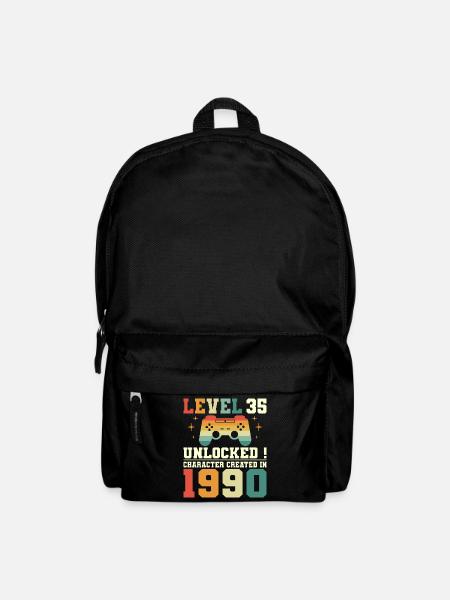 Level 35 Jubiläums-Gamer 35 Jahre - Rucksack - Schwarz