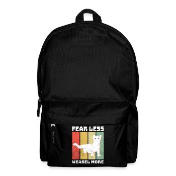 Weasel Sayings - Backpack - black - Front