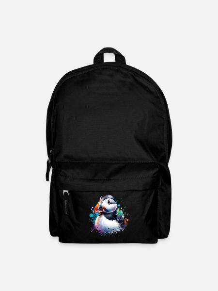 Papageientaucher - Rucksack - Schwarz