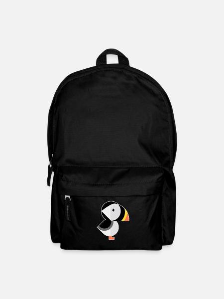Papageientaucher - Rucksack - Schwarz
