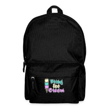 Ice Cream Cup Icecream - Rucksack - Schwarz - Vorne