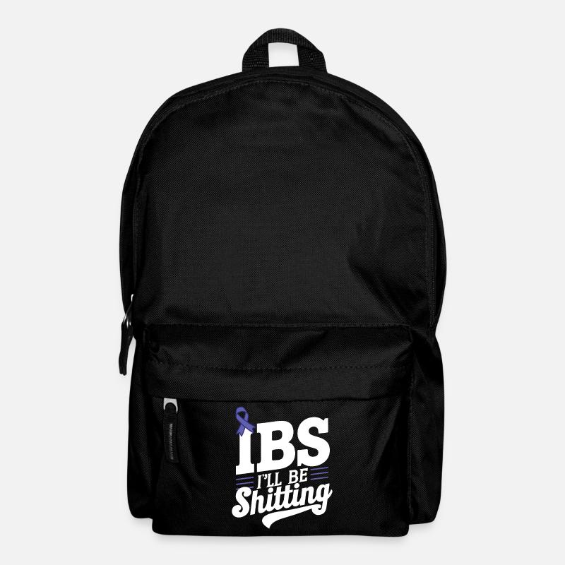 Ich scheiße auf das Bewusstsein für das Reizdarmsyndrom - Rucksack - Schwarz
