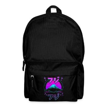Retro Paysage Aesthétique Japonais - Sac à dos - noir - Devant