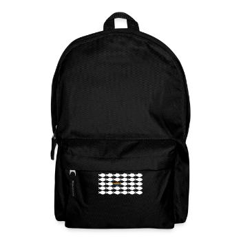 LGBT Fish Lesbian Rainbow Flag - Backpack - black - Front
