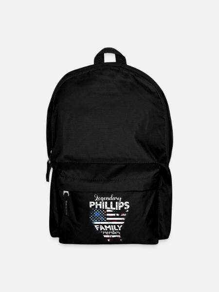 Familie Phillips US - Rucksack - Schwarz