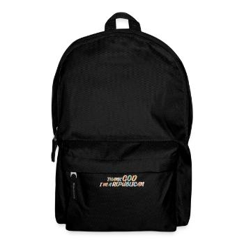 Conservative Republican Republicans Vote - Rucksack - Schwarz - Vorne