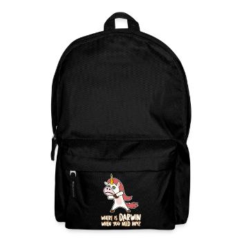 Darwinism Misanthrope Darwin Award - Backpack - black - Front