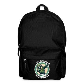 Night Parrot Saying - Backpack - black - Front