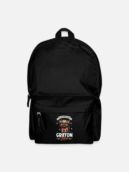 Griffon Bruxellois Mama - Rucksack - Schwarz