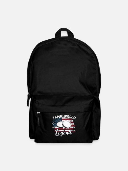 Tamburello Sprüche - Rucksack - Schwarz