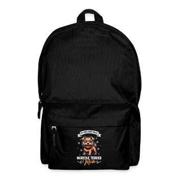 Norfolk Terrier Mom - Backpack - black - Front