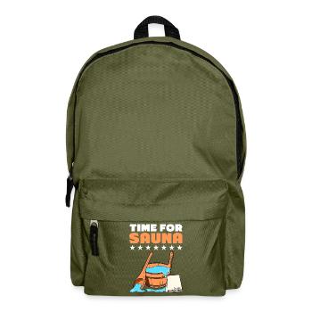 Sauna Wellness Spa - Backpack - olive green - Front