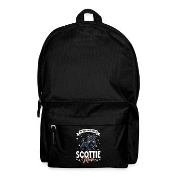 Scottish Terrier Mama - Rucksack - Schwarz - Vorne