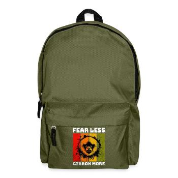 Hainan Gibbon Schopfgibbon - Rucksack - Olivgrün - Vorne