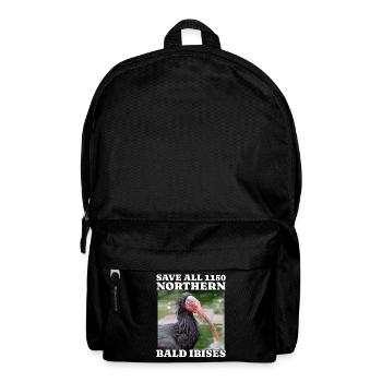 Save Northern Bald Ibis - Backpack - black - Front