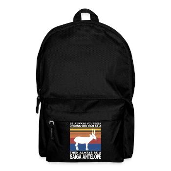 Dicton d’antilope saïga - Sac à dos - noir - Devant