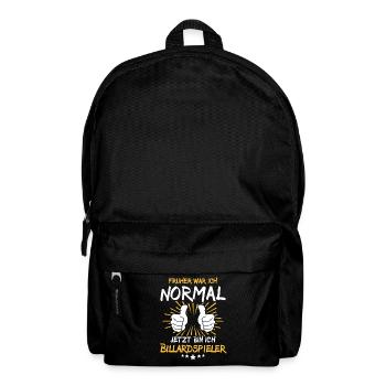 Dicton du joueur de billard biBilliard - Sac à dos - noir - Devant