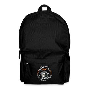Coffee and East Siberian Laika - Backpack - black - Front