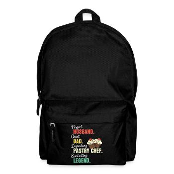 Konditor Papa - Rucksack - Schwarz - Vorne