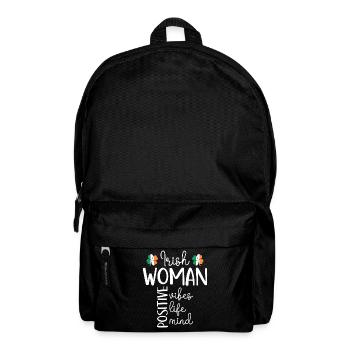 Girl Positive Irish Woman - Backpack - black - Front